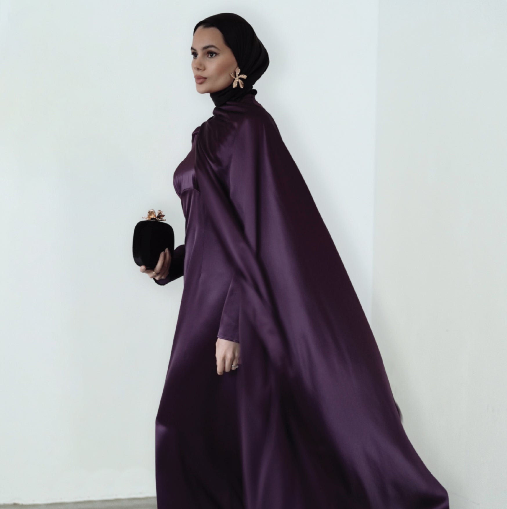 A Closer Look at the True Kimesca Dress | Silk Modest Evening Dress Made In London